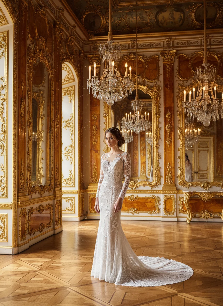 Robe de soirée longue - Après