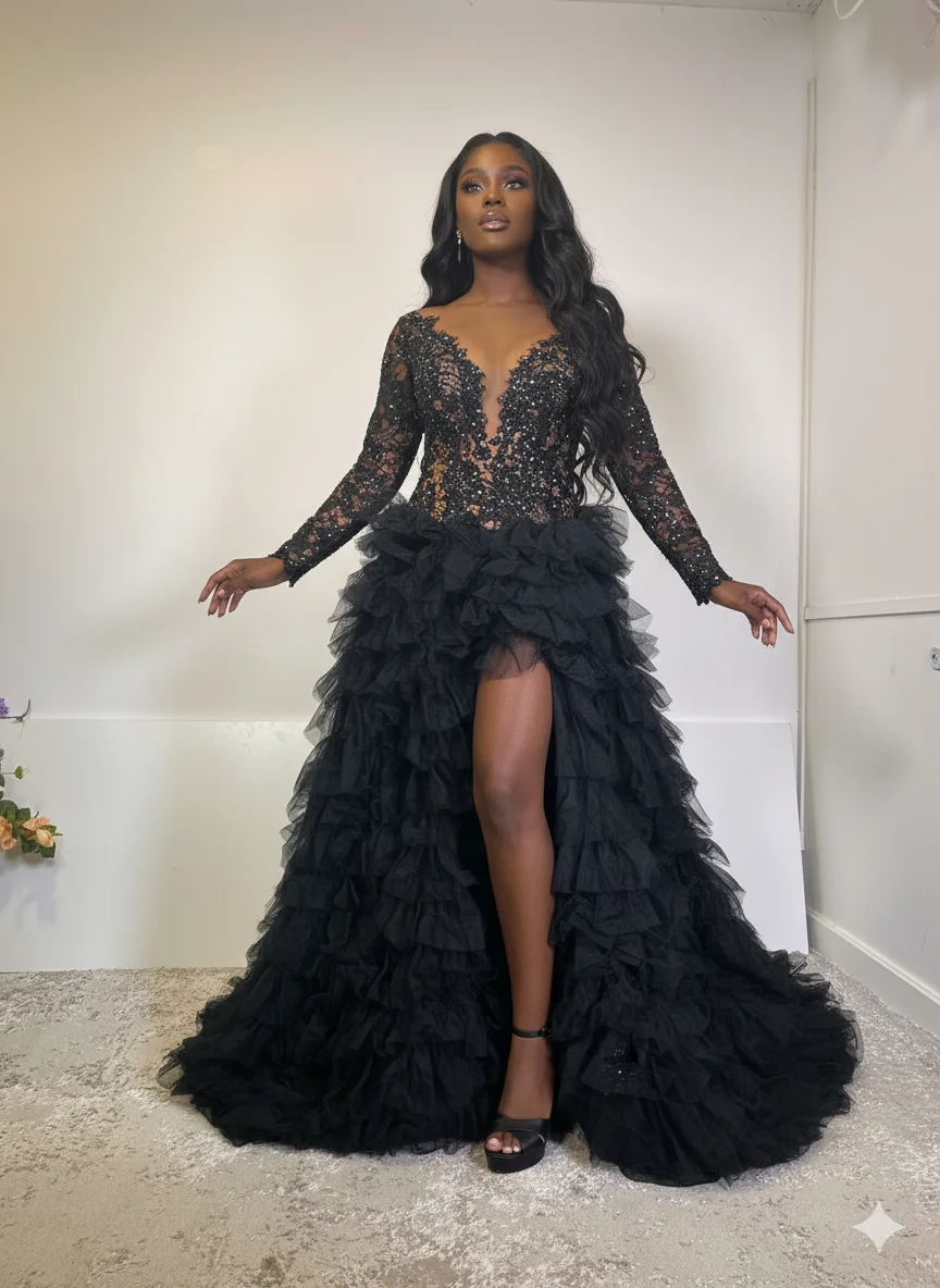 Robe cocktail chic - Avant