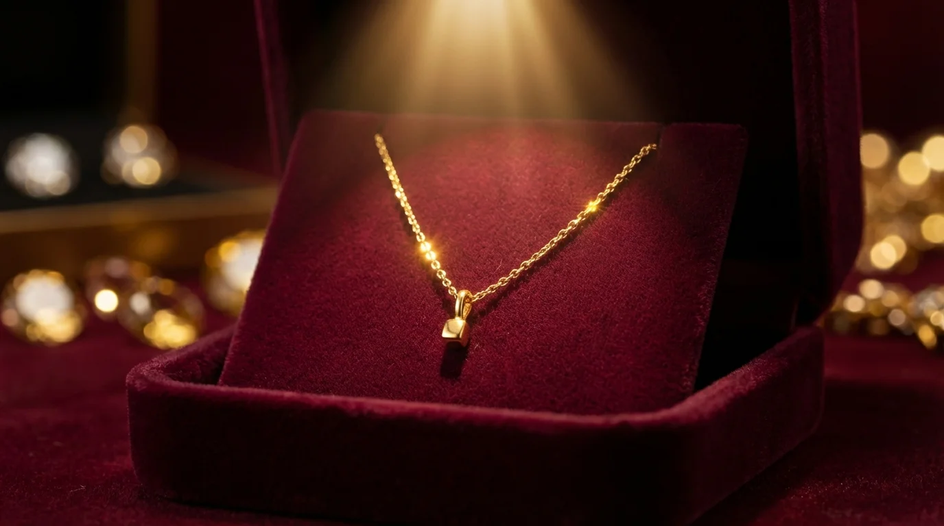 Collier précieux - Après